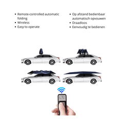 Car parasol – Mobile carport for protection against rain and sun