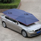 Car parasol – Mobile carport for protection against rain and sun
