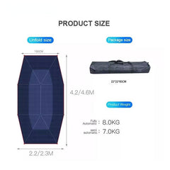 Car parasol – Mobile carport for protection against rain and sun
