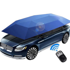 Car parasol – Mobile carport for protection against rain and sun