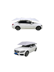 Car parasol – Mobile carport for protection against rain and sun