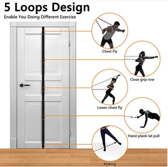 Door anchor – Multi-loop resistance training anchor
