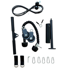 Pulley system – Cable pull station for home gym setup