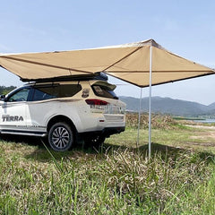 270-degree awning – Versatile awning with legs for outdoor shade