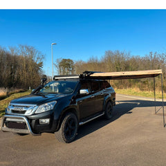 270-degree awning – Versatile suspended awning for outdoor shade