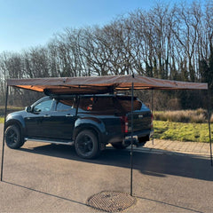 270-degree awning – Versatile suspended awning for outdoor shade