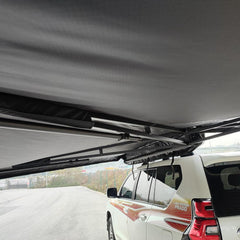 270-degree awning – Versatile suspended awning for outdoor shade