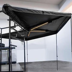 270-degree awning – Versatile suspended awning for outdoor shade