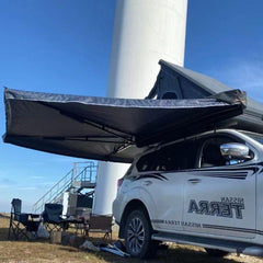 270-degree awning – Versatile suspended awning for outdoor shade