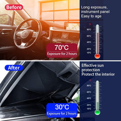 Sunshade – Car windshield sun protection umbrella type