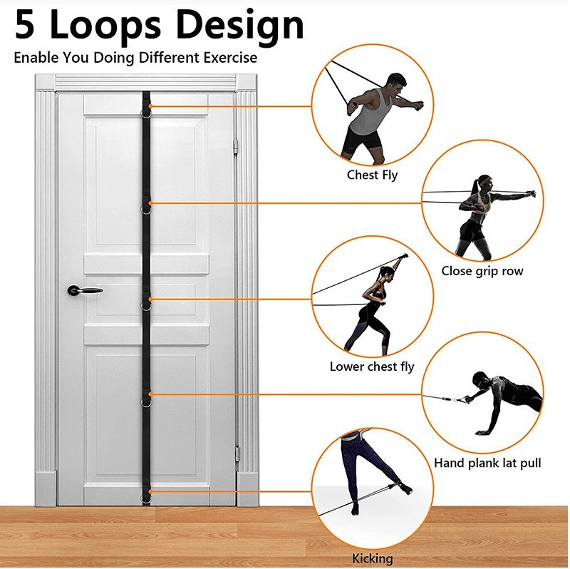 Door anchor – Multi-loop resistance training anchor