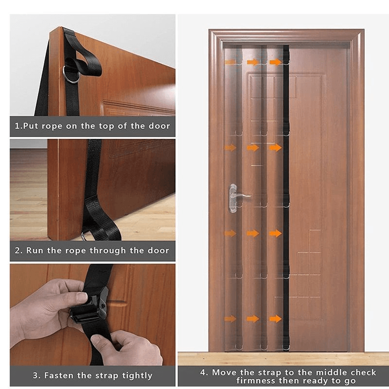 Door anchor – Multi-loop resistance training anchor
