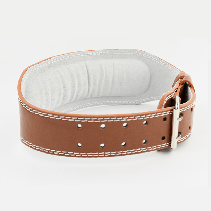 Leather fitness belt – Lifting belt for support during weightlifting