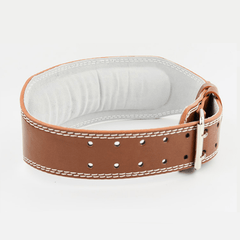 Leather fitness belt – Lifting belt for support during weightlifting