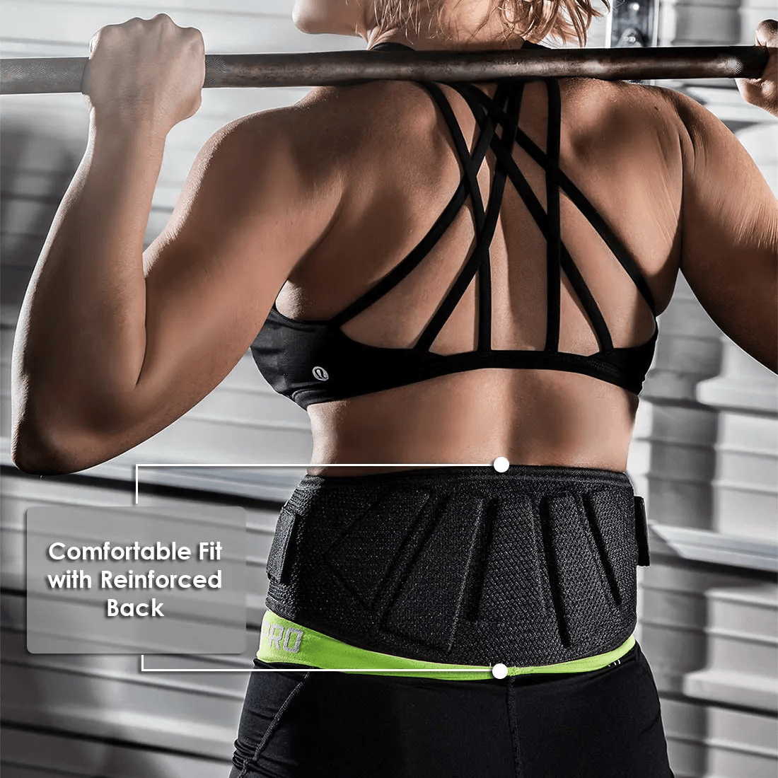 Nylon fitness belt – Lifting belt for support during weightlifting