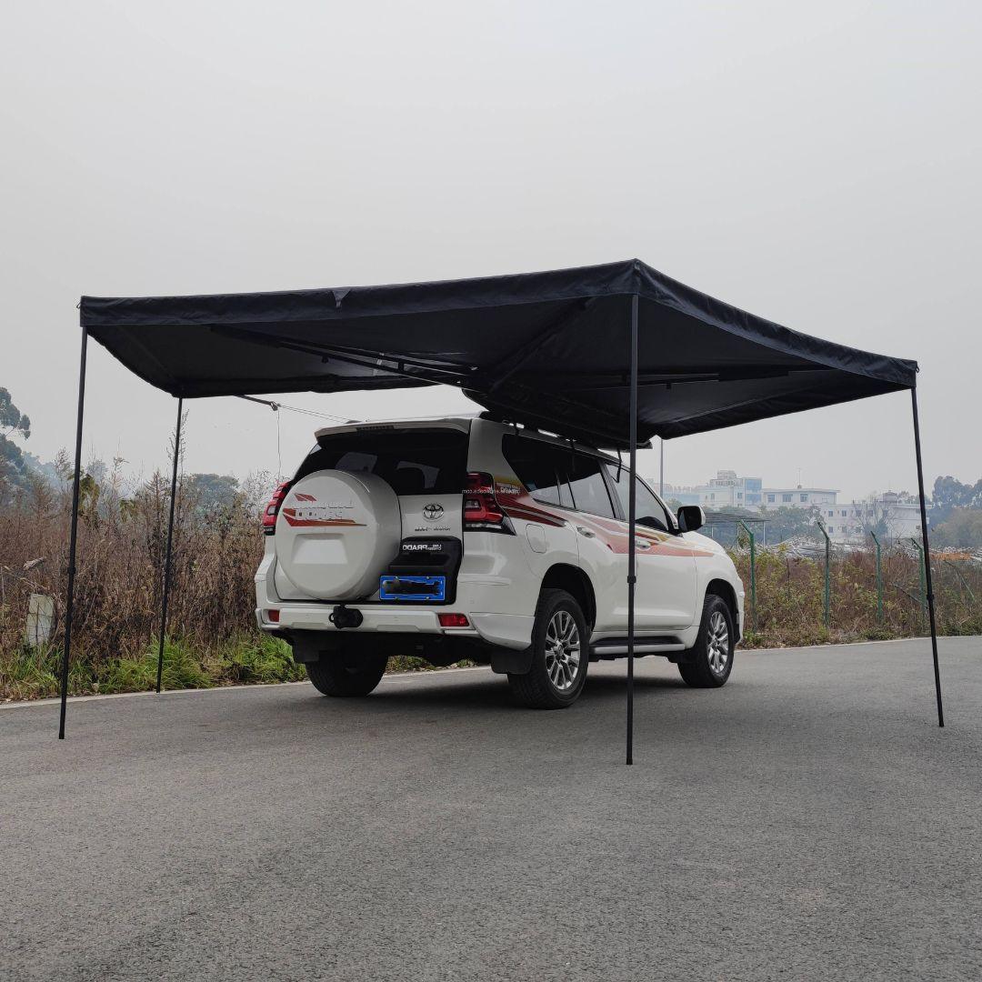 270-degree awning – Versatile suspended awning for outdoor shade